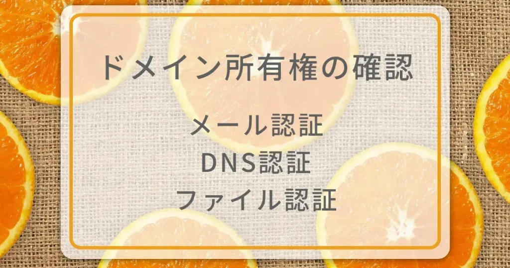 RapidSSLで選べるオンライン認証方法